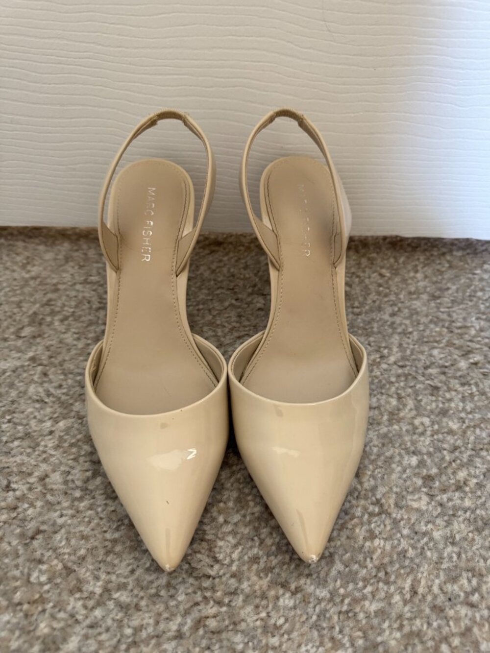 Marc Fisher Hadya Stiletto Pumps Slingback Heels Size 6.5 - Picture 2 of 4